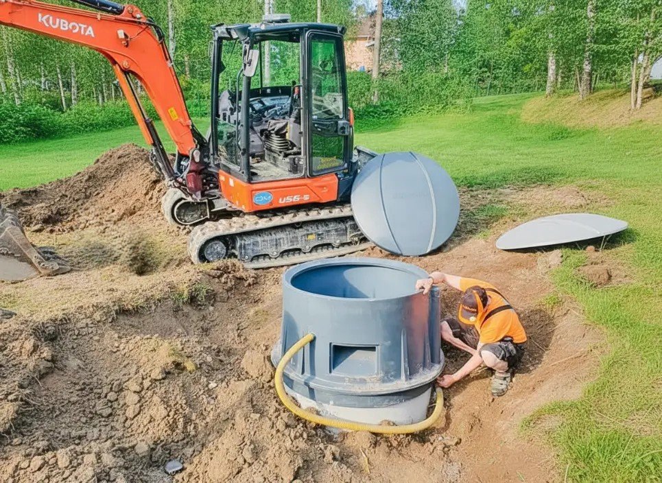 Maanrakennus Orivesi ja Pirkanmaa, asennustöissä